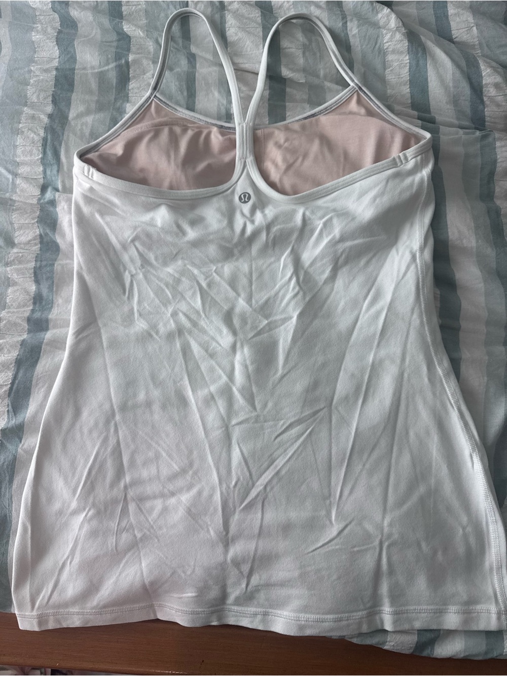 White work out tank top 8 - Picture 2 of 2